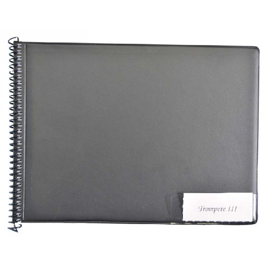 Marschnotenmappe schwarz STAR 146-25-S