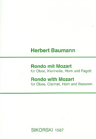 Rondo mit Mozart für Oboe, Klarinette, Horn, Fagott