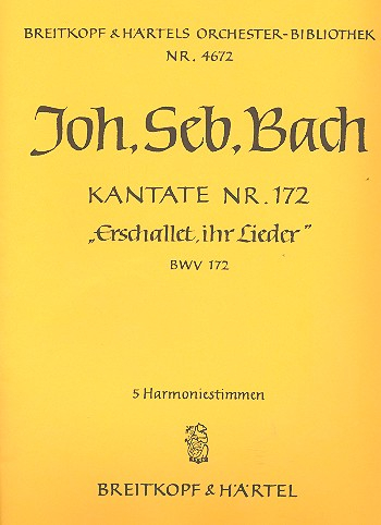Erschallet ihr Lieder Kantate Nr.172 BWV172
