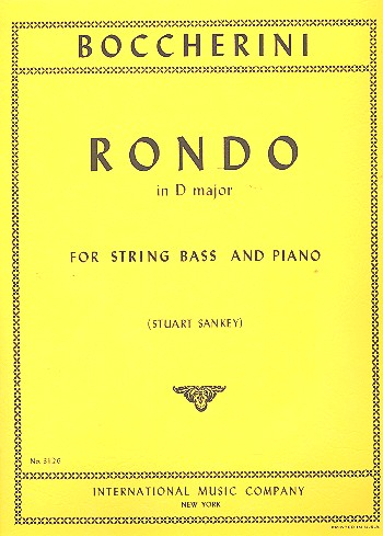 Rondo D-Dur für Kontrabaß und Klavier
