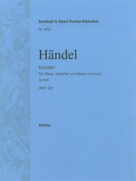 Konzert g-Moll Nr.3 HWV287 für Oboe und Streichorchester