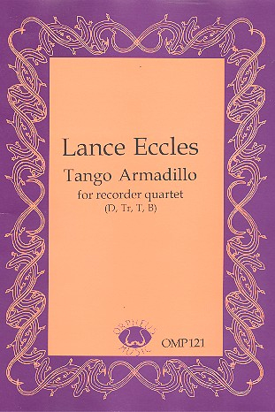 Tango Armadillo for recorder quartet,