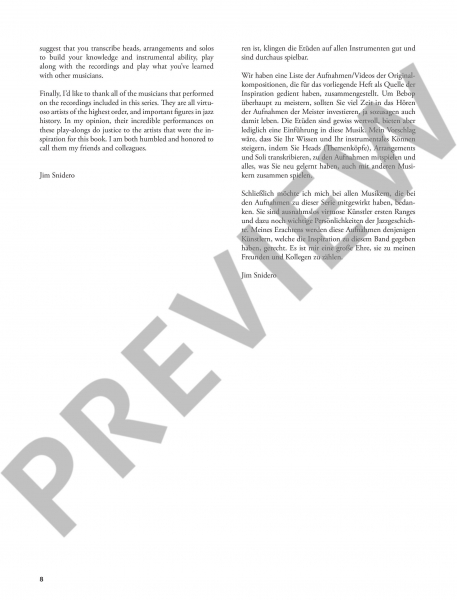 Übungsbuch für Tenorsaxophon The Essence of Bebop Tenor Saxophone