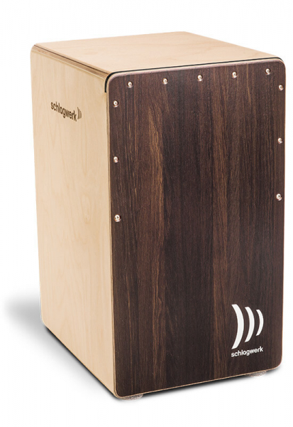 Cajon Schlagwerk CP408ST 2inOne Dark Oak Soft Touch