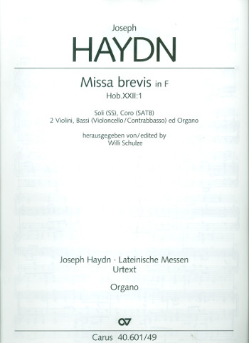 Missa brevis F-Dur Hob.XXII:1 für Soli, gem Chor und Orchester