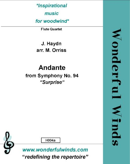 Andante (Symphony No.94 &quot;Surprise&quot;) for 4 flutes