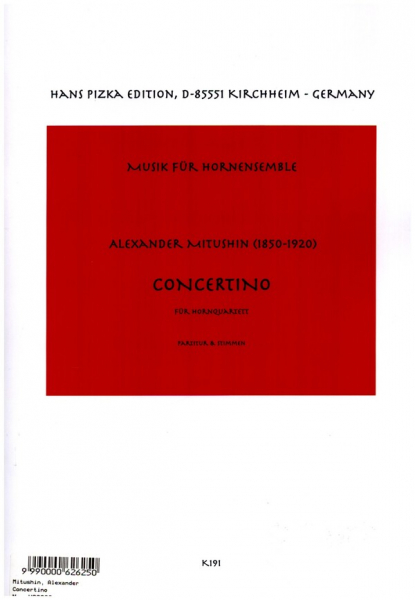 Concertino für 4 Hörner