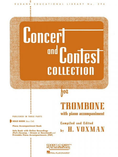 Concert and Contest Collection for trombone (bass clef) and piano
