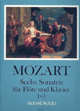 6 Sonaten Band 1 (Nr.1-3) für Flöte und Klavier