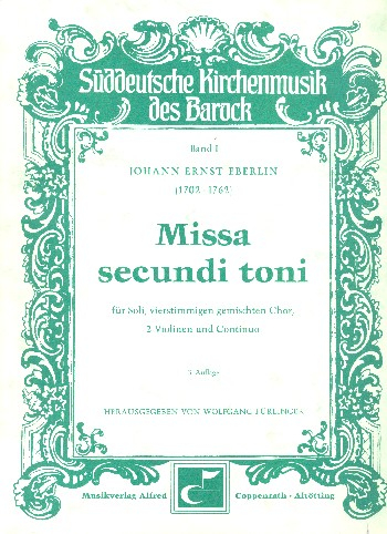 Missa secuni toni für Soli, Chor, 2 Violinen und Bc