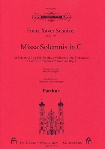 Missa solemnis C-Dur für Soli, gem Chor und Orchester