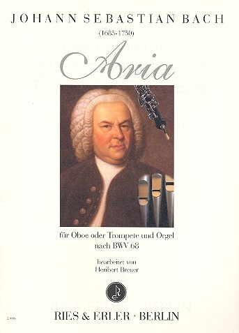 Aria aus BWV68 für Oboe (Trompete ) und Orgel