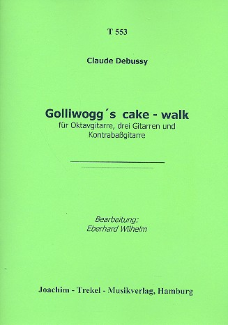 Golliwogg&#039;s Cake-Walk für Oktavgitarre, 3 Gitarren und Kontrabassgitarre