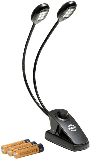 Notenpultleuchte K&amp;M 12271 Twin Head Pro