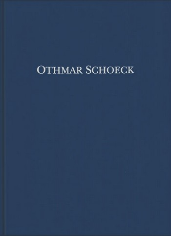 Othmar Schoeck sämtliche Werke Serie IV Band 23 für Soloinstrument und Orchester