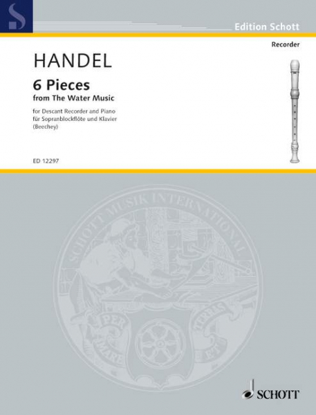 6 Pieces from the Watermusic für Sopranblockflöte und Klavier