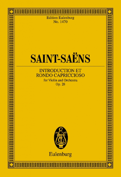 Introduction et rondo capriccioso op.28 für Violine und Orchester