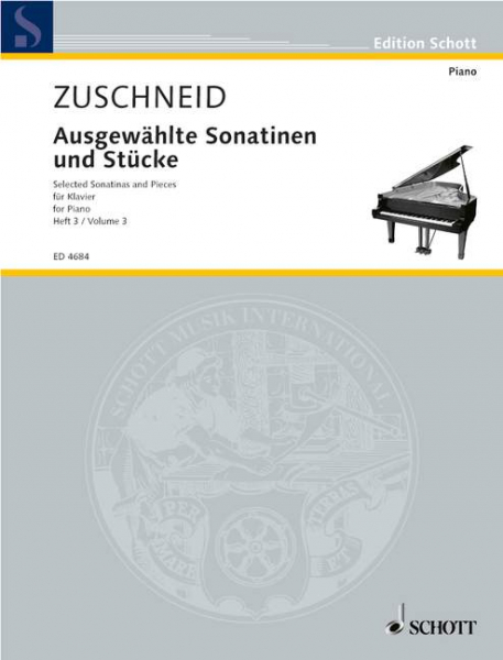 Ausgewählte Sonatinen und Stücke Band 3 für Klavier