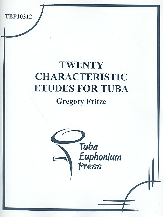 20 characteristic Etudes for tuba