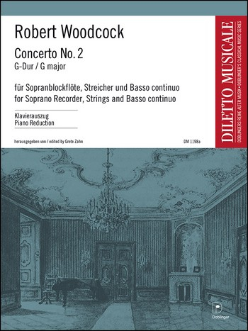 Concerto Nr.2 G-Dur für Sopranblockflöte, Streicher und Bc