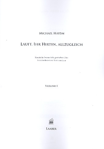 Lauft ihr Hirten allzugleich für Sopran, gem Chor, Streicher, Bc