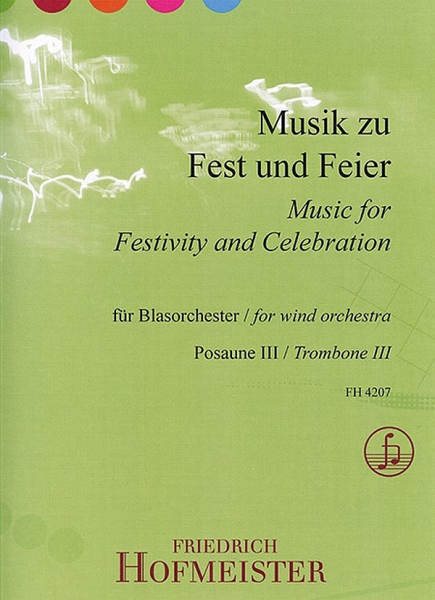 Musik zu Fest und Feier für Blasorchester