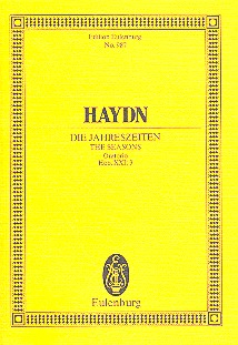 Studienpartitur Die Jahreszeiten HOB 21/3 - Antiquariat