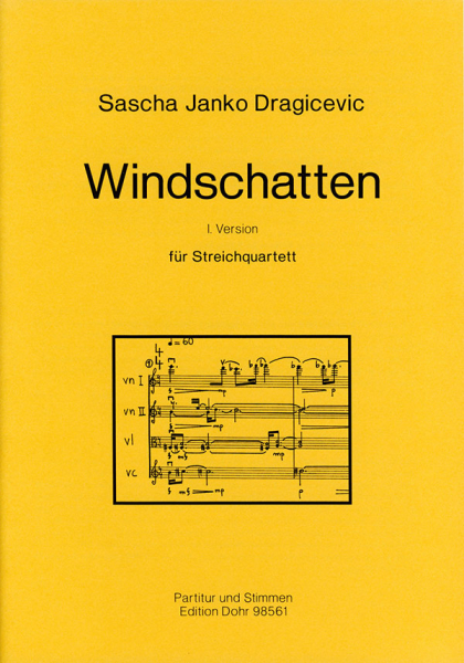 Windschatten 1. Version für für Streichquartett