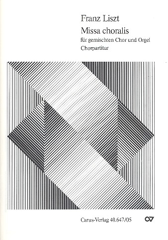 Missa choralis für gem Chor und Orgel