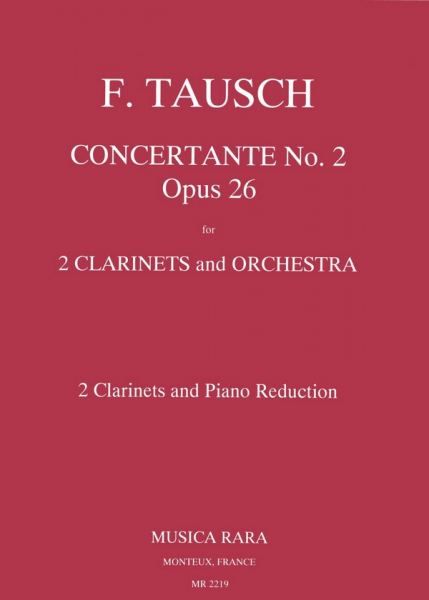 Concertante no.2 op.26 for 2 clarinets and orchestra