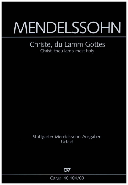 Christe, du Lamm Gottes für gem Chor und Orchester