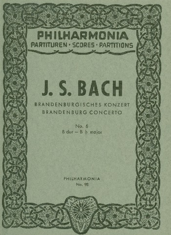 Brandenburgisches Konzert B-Dur Nr.6 BWV1051