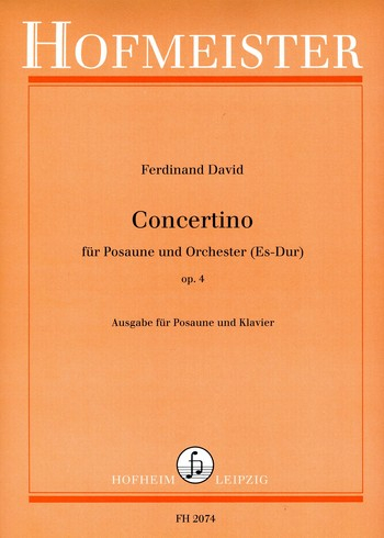 Concertino Es-Dur op.4 für Posaune und Orchester für Posaune und Klavier