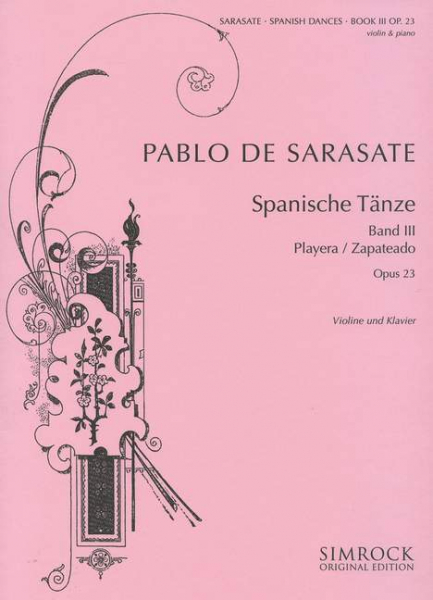 Playera und Zapateado op.23 für Violine und Klavier
