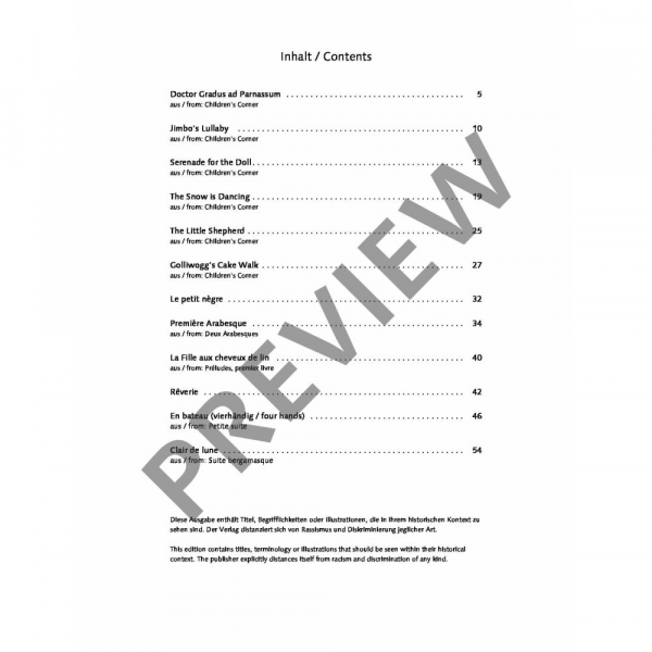 Spielband für Klavier Mein erster Debussy - My First Debussy