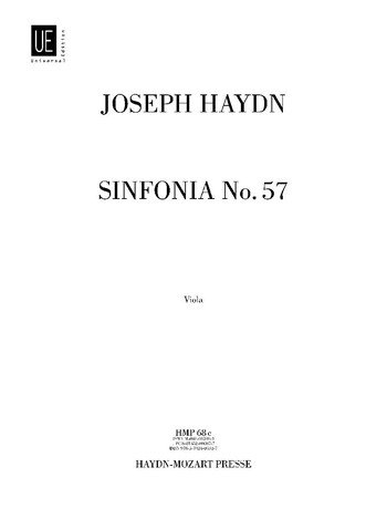 Sinfonie D-Dur Nr.57 Hob.I:57 für Orchester