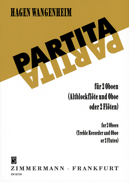 Partita für 2 Oboen (Altblockflöte und Oboe oder 2 Flöten)