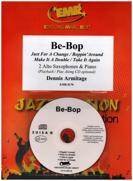 Be-Bop (+CD) for 2 alto saxophones and piano