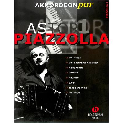 Spielband für Akkordeon Akkordeon Pur 1 - Astor Piazzolla