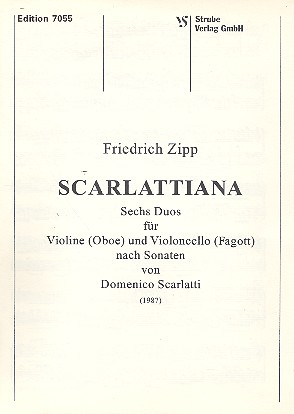 Scarlattiana für Violine (Oboe) und Violoncello (Fagott)