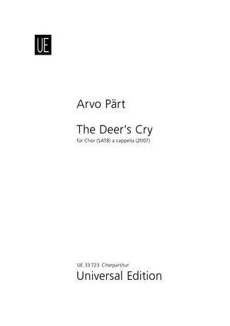 Chorpartitur The Deer's Cry