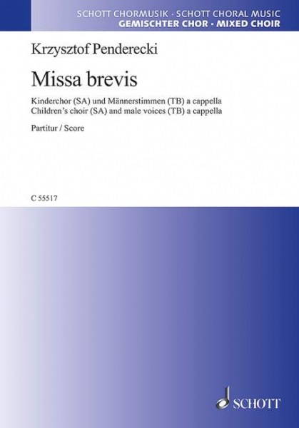 Missa brevis für gemischten Chor (SATB)