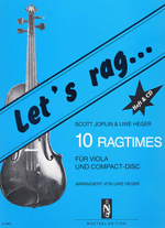 Let&#039;s rag 10 Ragtimes für Viola und Klavierbegleitung auf CD