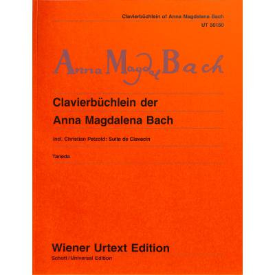 Klaviernoten Notenbüchlein der Anna Magdalena Bach