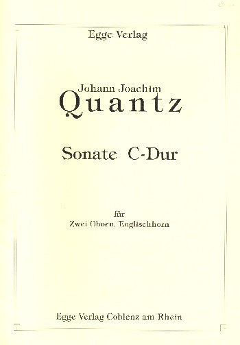 Sonate C-Dur für 2 Oboen und Englischhorn