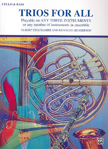Trios for all for 3 cellos (bass) score