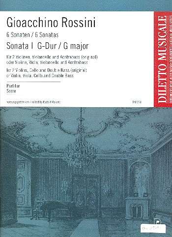 Sonate G-Dur Nr.1 für Streicher (1-1-0-1-1) oder