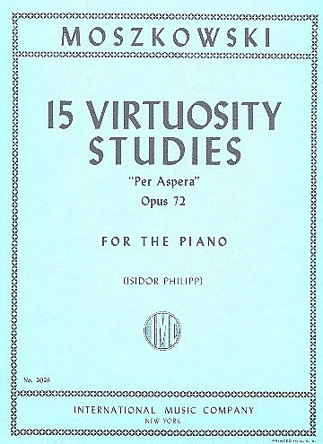 15 Virtuosity Studies op.72 for piano