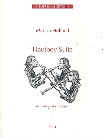 Hautboy Suite for 2 oboes and cor anglais score and parts