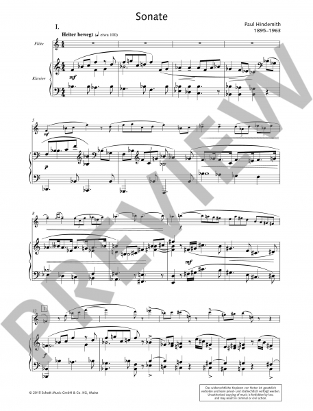 Sonate für Flöte Sonate
